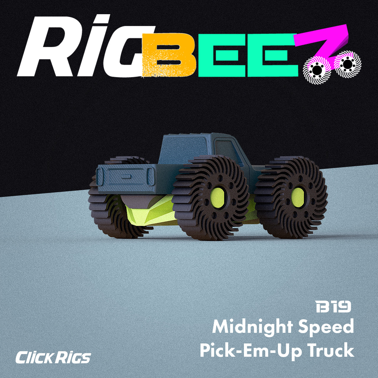 B19 - RigBeez Midnight Speed Pick-Em-Up truck