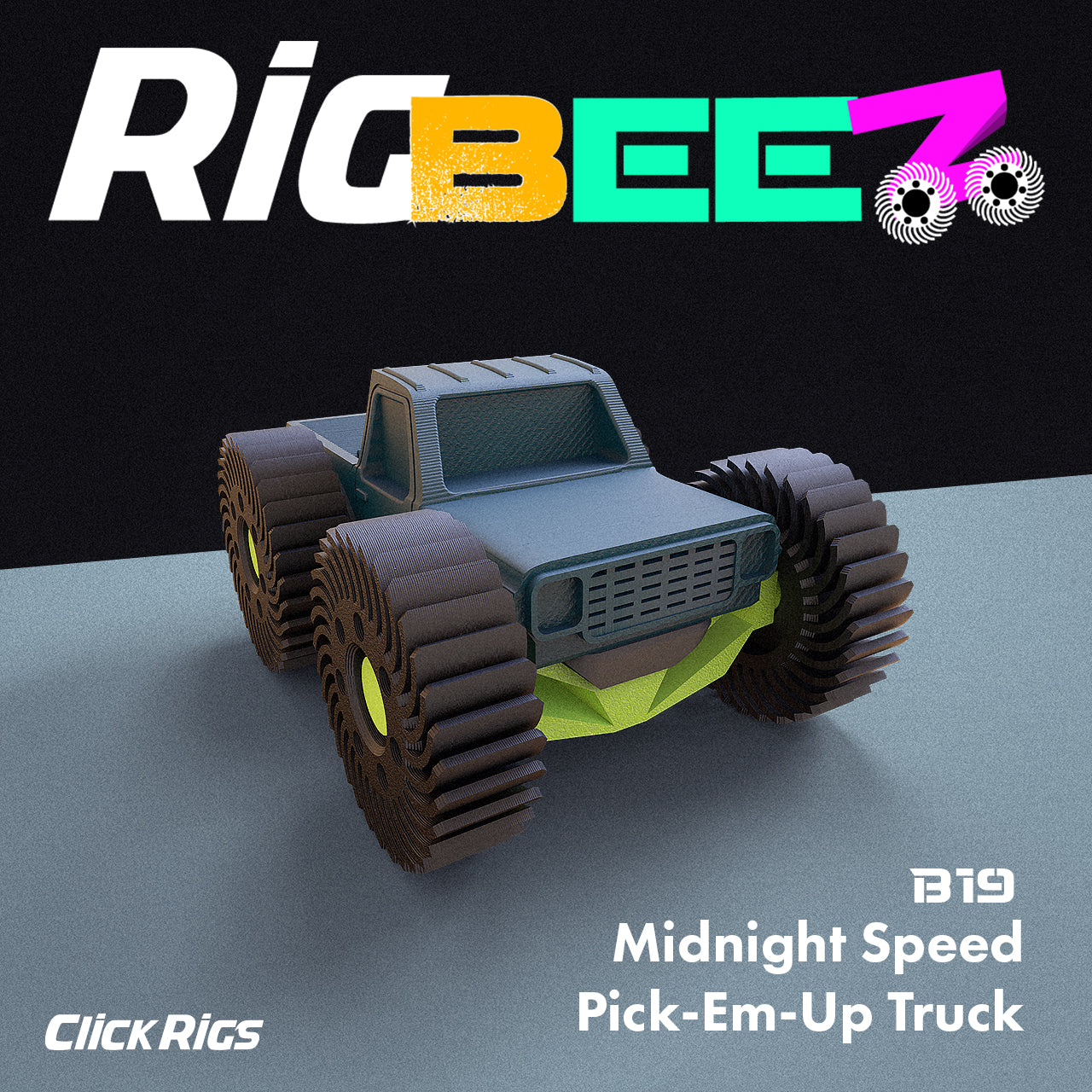 B19 - RigBeez Midnight Speed Pick-Em-Up truck