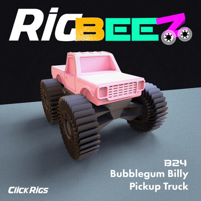 B24 - Bubblegum Billy Pickup Truck