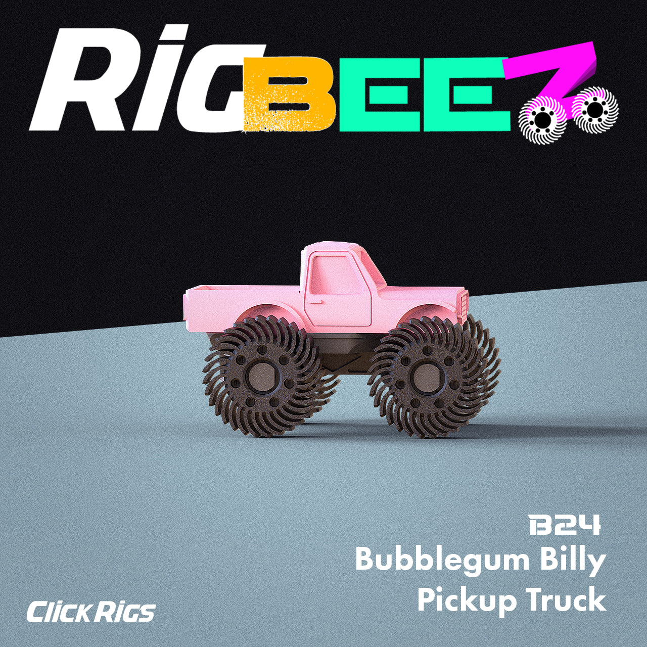 B24 - Bubblegum Billy Pickup Truck